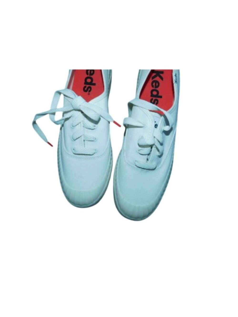 Keds Size 11 Off WhitePlatform Lace Up Sneakers Shoes CUTE - Picture 6 of 6